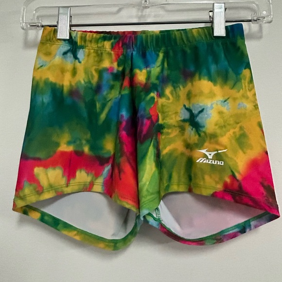 Mizuno Tie Dye Volleyball Shorts - Y2K - Picture 1 of 8